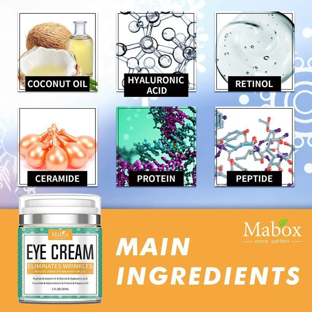 

Serum Protein Eye Cream Anti-Aging Removal Dark Circles Neck Cream To Neck Wrinkles Moisturizing Whitening Cream