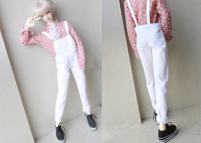 Аксессуары для кукол ручной работы одежда 1/4 1/3 дядя MSD SSDF простые белые брюки с