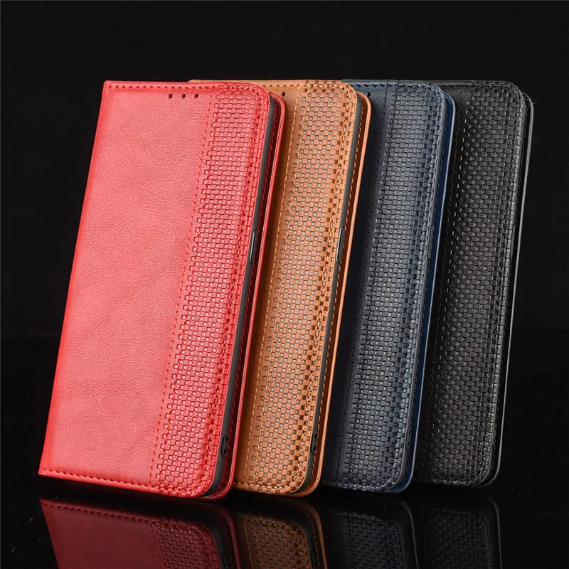 

Suitable for Kyocera Android One S8 flip phone case Kyocera Android One S6 folding leather retro luxury wallet protective case