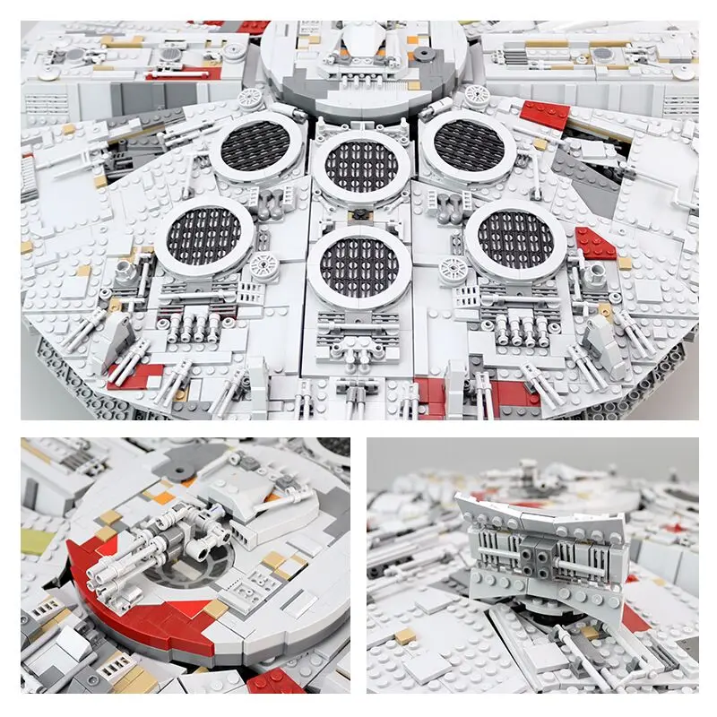 05132 Ultimate Millennium Star Wars Серия Модель «Сокол» Строительные блоки Набор Звездный Корабль 75192 игрушки коллекторы Кирпичи подарок для детей