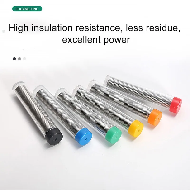 

Solder Wire Soldering Wire in Storage Tube Welding Soldering DIY Works for Electrical Soldering
