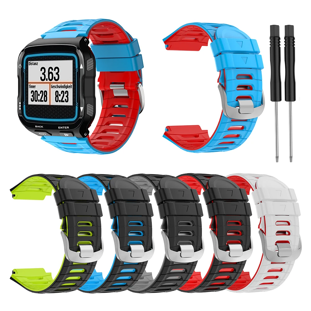 

Soft Silicone Watchband Replacement Straps for Garmin Forerunner 920XT Sport Smartwatch with Screwdrivers Wristband Accessories