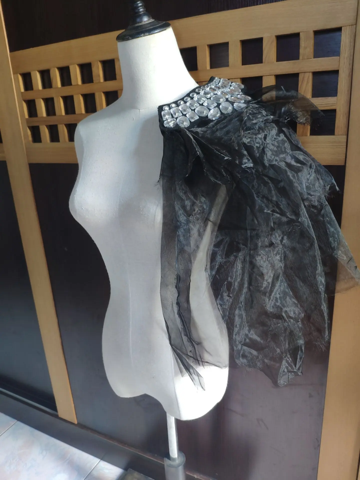 Стразы ручной работы сетчатые для ночных клубов певиц эполлет на плечах