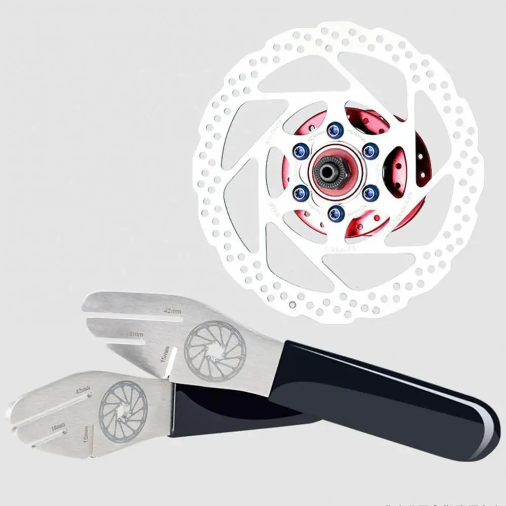 

50%HOT Bicycle Bike Disc Brake Adjustment Wrench Maintenance Repair Correction Tool