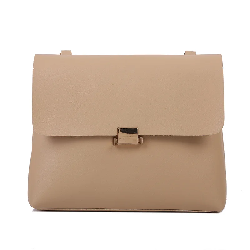 

Fashion Trendy Korean Style Wild Casual Large-capacity Shoulder Messenger Bag Hoos Satchels