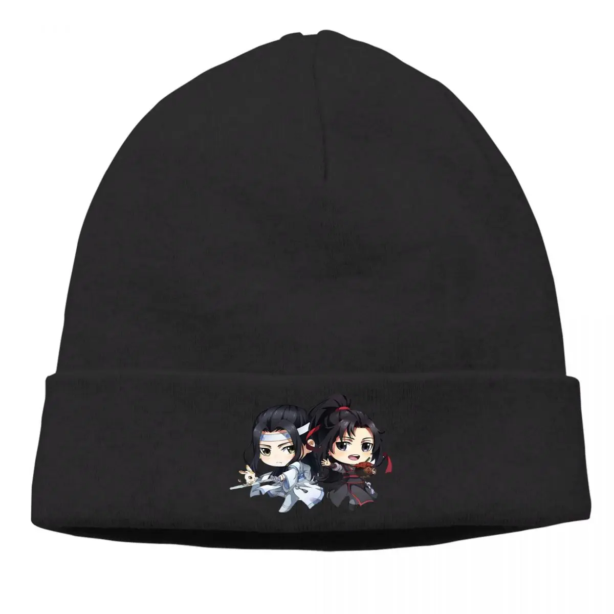 Bonnet Mo Dao Zu Shi Comics Cycling Knitted Hat Couple Chibi Winter Warm Design Skullies Beanies Caps