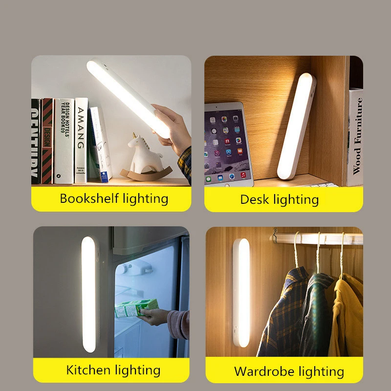 

LED Desk Lamp Eye Protection Night Light Wireless Touch Dimming USB Recharge Lamp Reading Home Cupboard Corridor Light Wall Lamp