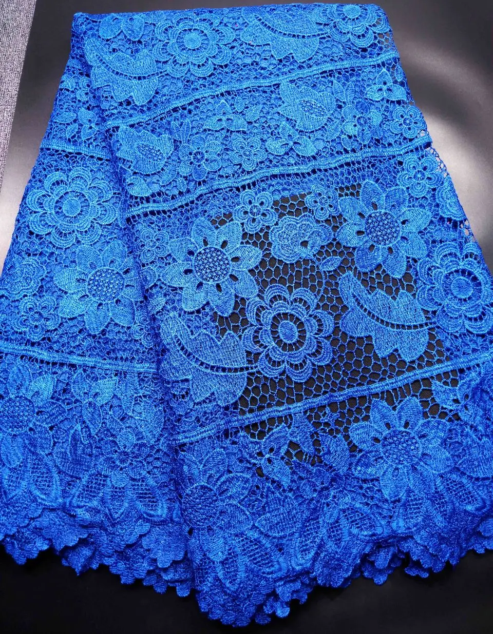 Высококачественная африканская кружевная ткань из гипюра нигерийское