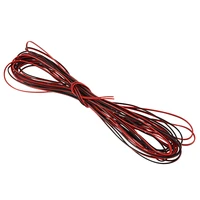 lber 22 gauge 15m red black zip wire awg cable power ground stranded copper car