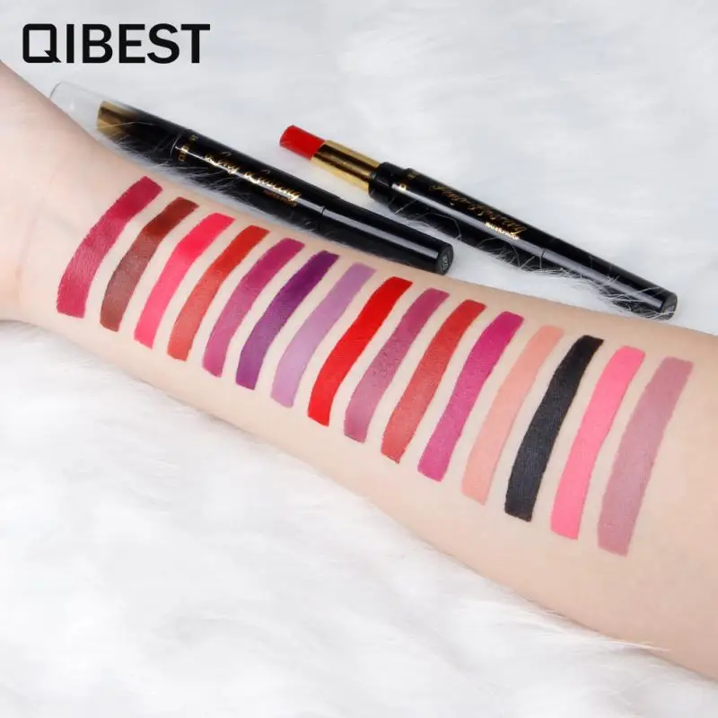 

2 In 1 Double Head Lip Liner Pencils Waterproof Lip Liner Pencils Lasting Moisturizer Lipstick For Lip Beauty Cosmetic TSLM1