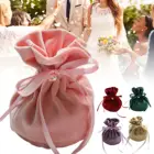 2021 креативный бархатный Свадебный мешочек для конфет, украшение на шнурке для фестиваля вечерние НКИ, Подарочный мешочек для хранения, свадебные сувениры, подарочная упаковочная коробка