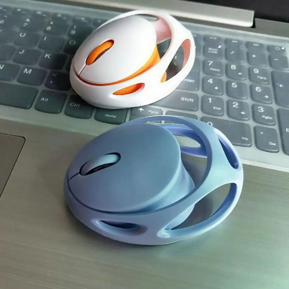

2.4GHz Wireless Rechargeable Cute Egg Shape Hollow Mouse Computer Accessory Gift