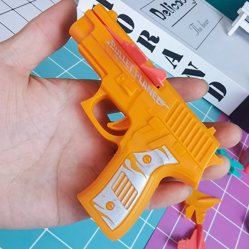 Мини-катапульта самолет игрушечный пистолет пусковой для стрельбы настольная