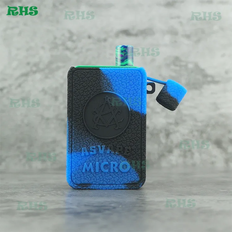 2 шт 2019 Новый ~ RHS Силиконовый чехол для ASVAPE MICRO Mod Kit 1100mAh 7 цветов на выбор