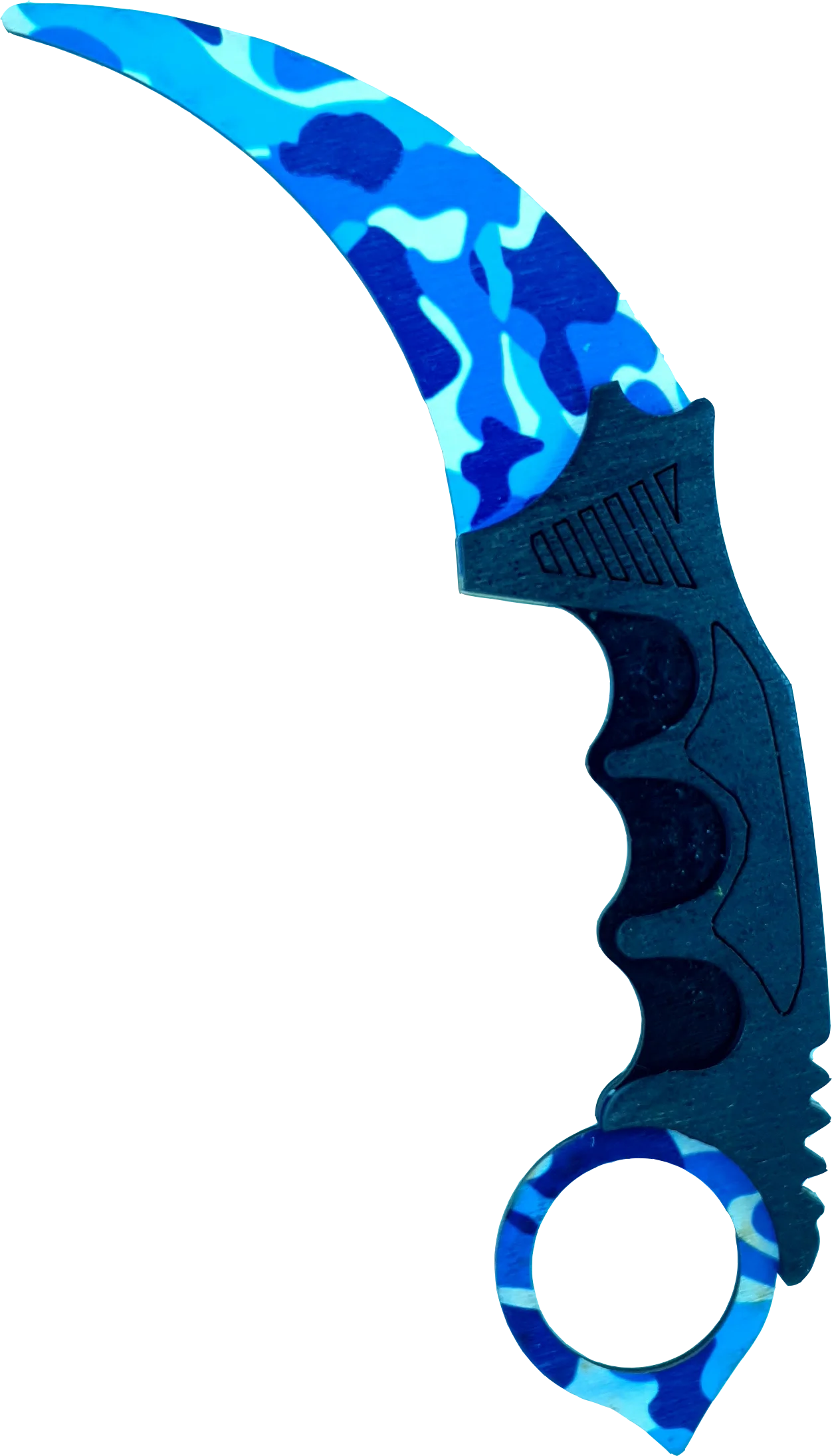 Деревянный нож керамбит Чистая вода CS GO | Нож кс го (деревянная реплика