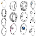 Женское кольцо 925 серебряное кольцо Zou Ju Корона головной убор принцессы сияющая любовь Оригинальное роскошное свадебное кольцо комплект ювелирных изделий