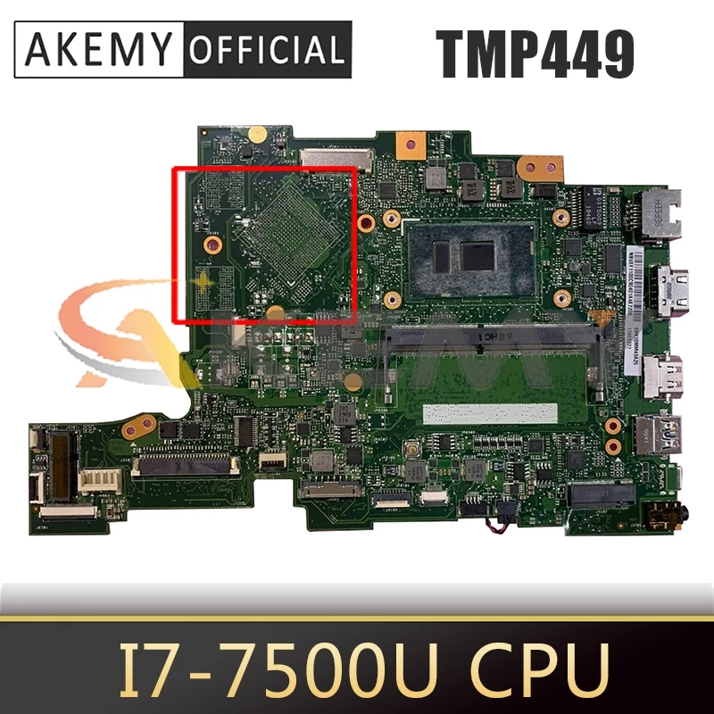 

Для ACER Aspire TMP449 i7-7500U материнская плата для ноутбука PA4DB SR2ZV DDR4 материнская плата для ноутбука