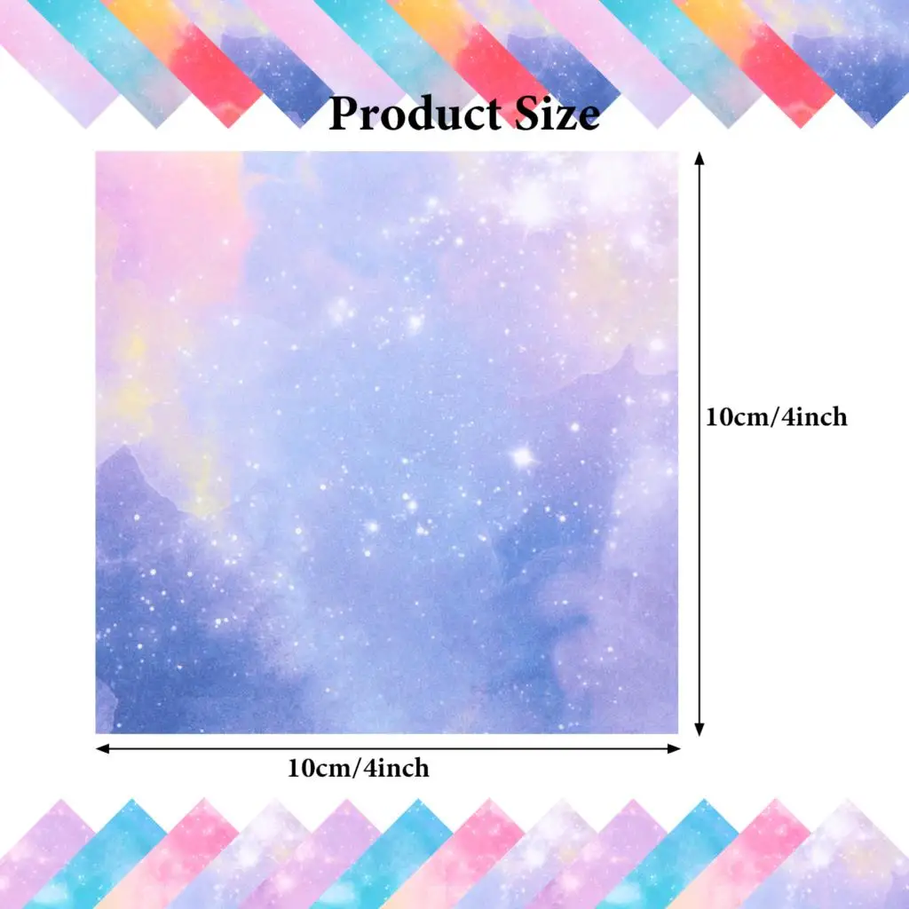 

400 шт. бумажные подставки для скрапбукинга 4x4 дюйма, бумажные пакеты с блестящими звездами для изготовления карточек, цветочные