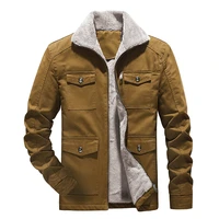 jacket masculine coat male brand mens clothing lapel new 2021mens casual coat cotton military jacket thick fleece warm jacket