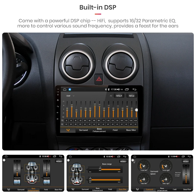 AWESAFE для Nissan Qashqai 2006-2013 J10 автомобильный Радио Мультимедиа Видео плеер gps DSP No 2din 2 din Android 9,0 4G+ 64G