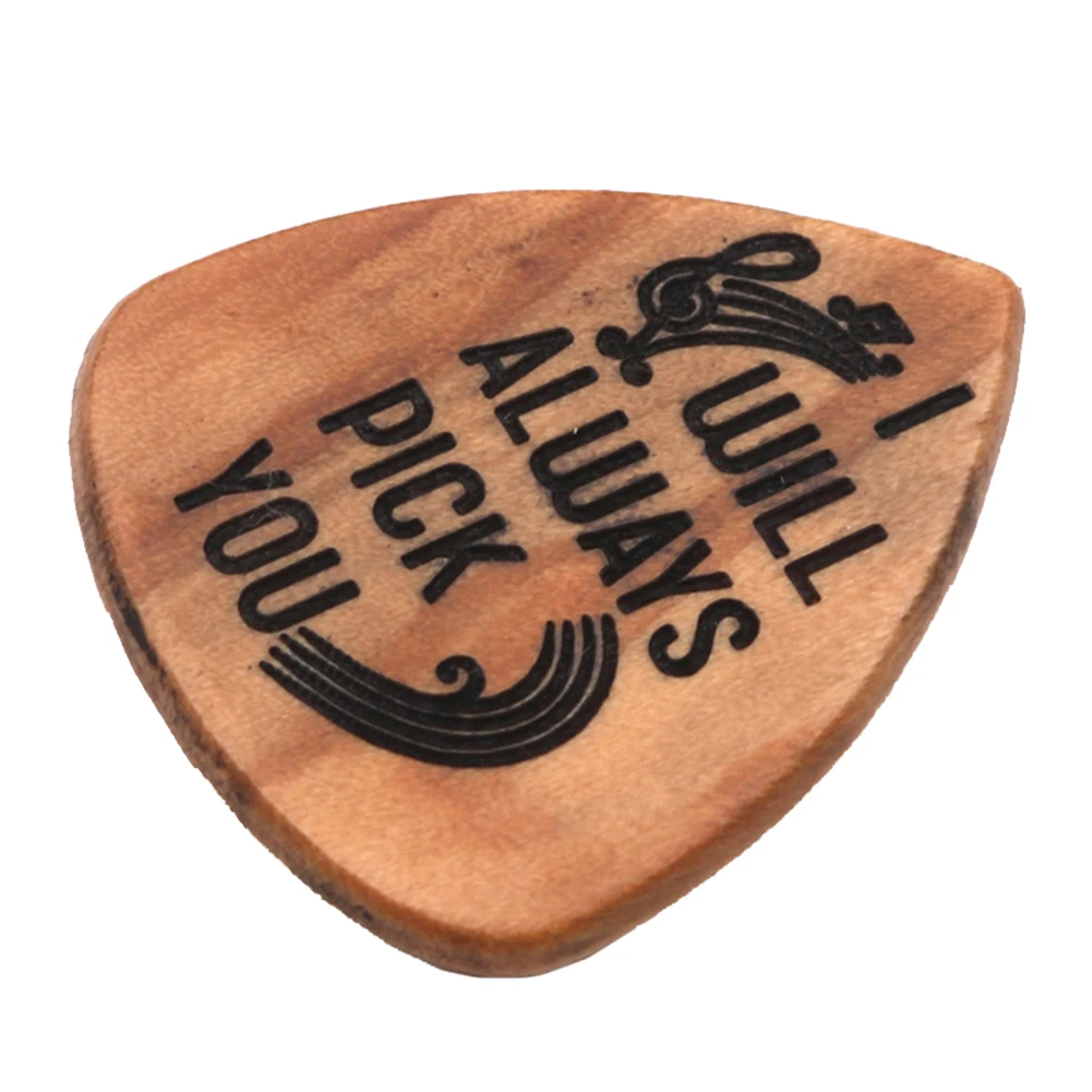 3 шт. деревянная гитара палочки акустическая бас-гитара медиатор Plectrum музыкальный инструмент гитара Запчасти и аксессуары с коробкой