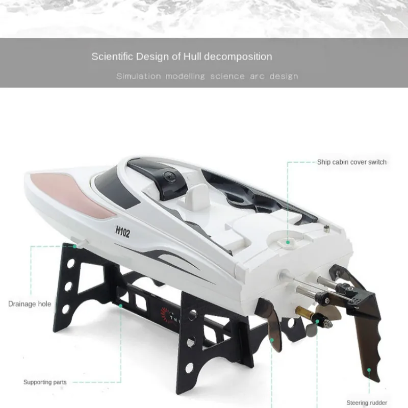 радиоуправляемая лодка h103 де