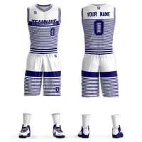 custom basketball jerseys suit print team player men youth sportwear boy outfits adult playing uniforms for male outdoors