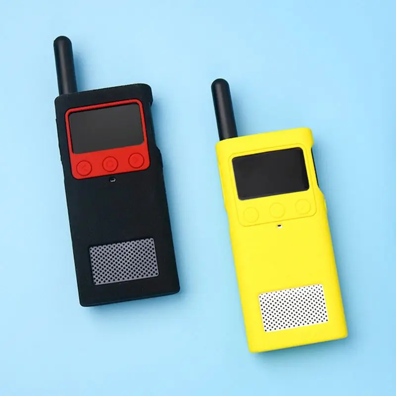 Защитный чехол силиконовый для Xiaomi Mijia Smart Walkie Talkie 1S Radio|Запчасти и аксессуары