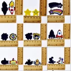 10 шт. космонавт, космонавт, космические ракеты, улыбка, звезды, DIY мягкие аксессуары с плоской спинкой, сумки ручной работырюкзаккарандаш