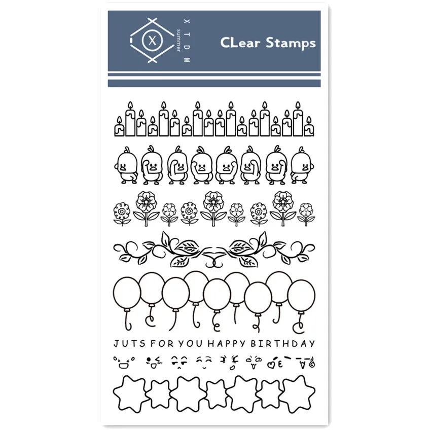 Горячая Распродажа прозрачные штампы со звездами/силиконовые уплотнения