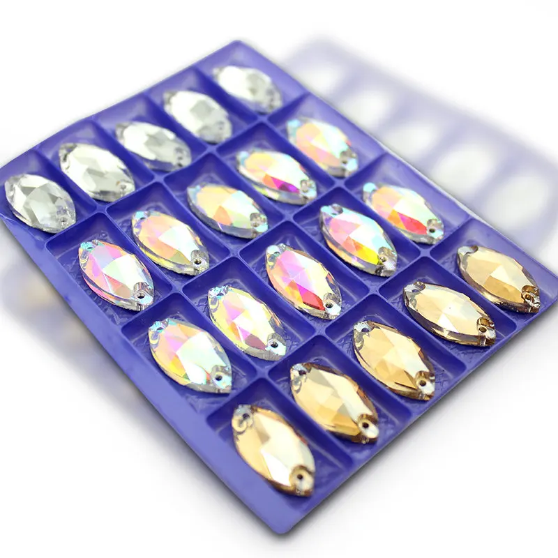 

Free Shipping!Horse Eye Sew On Stone Glass Rhinestone Jewelry Findings Garment Accessory Diy Supplies