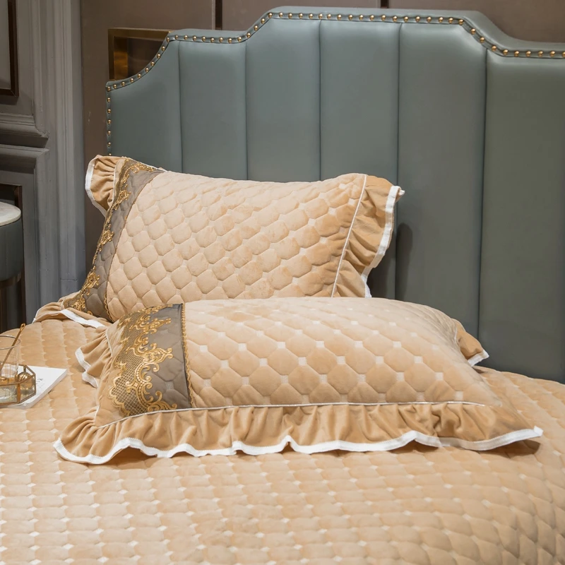 Роскошное Хрустальное бархатное Фланелевое флисовое стеганое постельное белье
