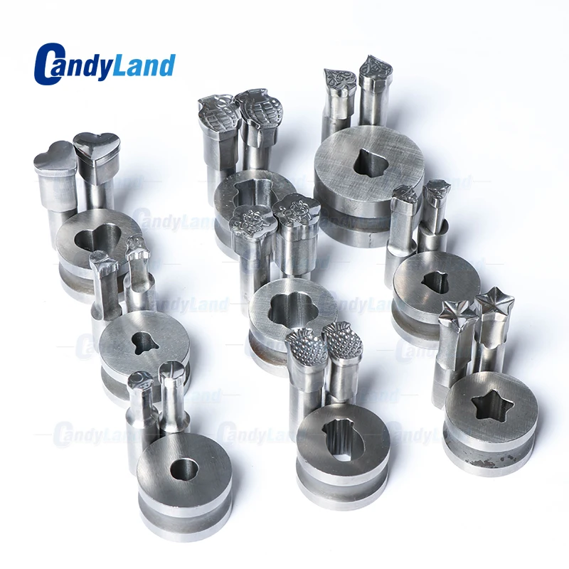 CandyLand Custom Logo Tablet Die 3D Pill Press Mold Candy Punching Die Calcium Tablet Punch Die For TDP5 Machine