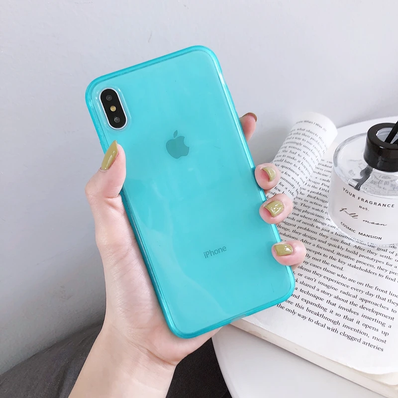 Гель кремового цвета матовый прозрачный чехол для телефона из мягкого силикона