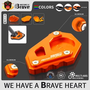 790adv 890adv Motorcycle Kickstand Foot Side Stand Extension Pad Support Plate For KTM 790 890 ADVENTURE 2019 2020 2021 2022 ADV
