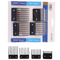 4pcsset universal hair clipper limit comb guide replacement attachment hair trimmer