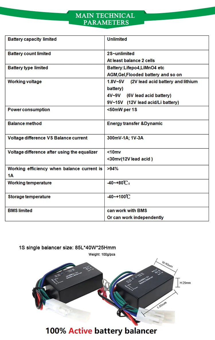 QNBBM 1S активный Батарея для балансировки li-Ion li-po Lifepo4 lTO 18650 DIY Батарея пакеты с Светодиодный индикатор