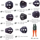 Сменные обжимные штампыгубки для коаксиальных разъемов RG55 RG58 RG59,62 RG8 LMR316,400 кабель SMABNC обжимные клещи Ручной инструмент