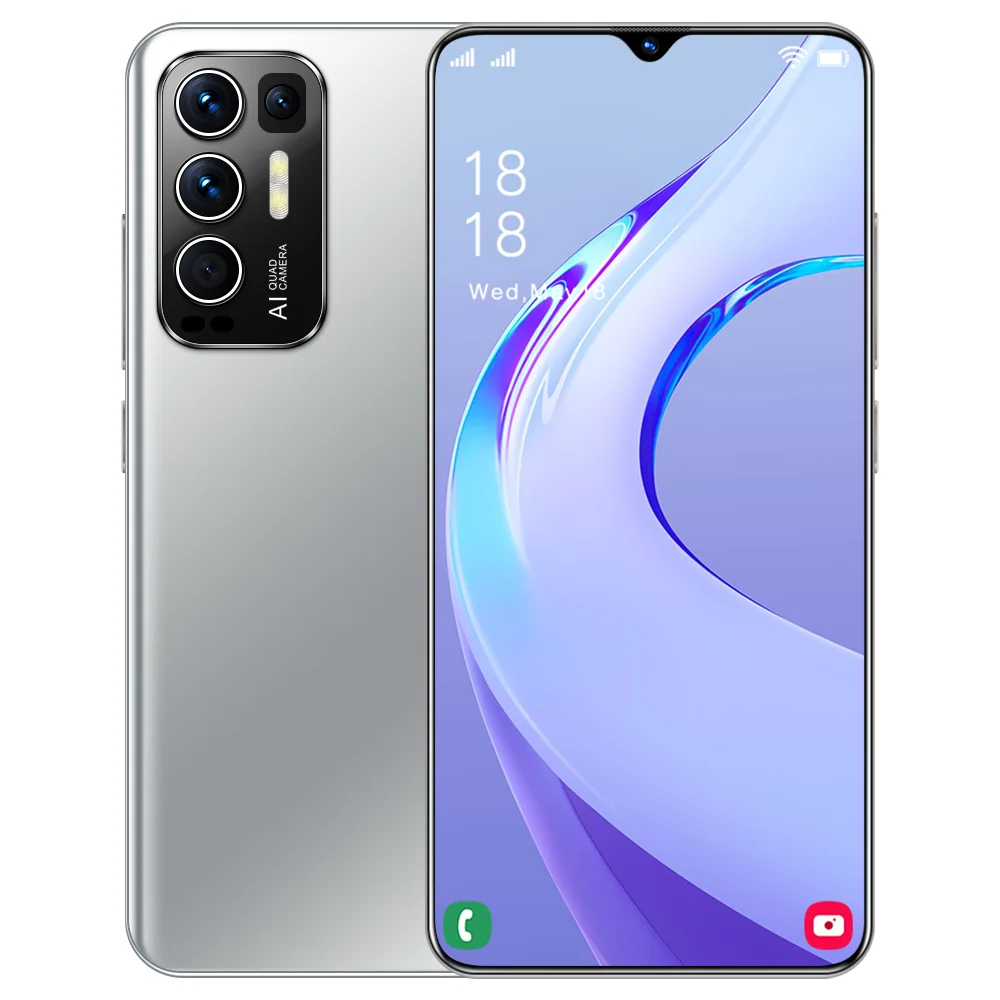 

Rino5 Pro Smartphones 6800mAh 6.7Inch 16+512GB Face Fingerprint Mobile Phones 32MP +50MP HD Camera Android11 Dual SIM Cellphones