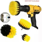 Щетка сверло для очистки, 3 шт., щетка для очистки ковровой плитки