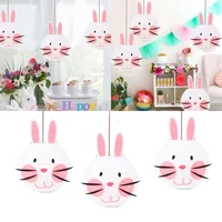 easter rabbit lantern easter hanging paper lanterns cute bunny ear party decorations for home spring easter favors kids gifts