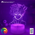 Аниме My Hero Academia шото Тодороки светодиодный ночник лампа для комнаты Декор подарок на день рождения шото Тодороки 3d лампы My Hero Academia