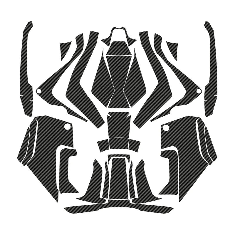 Kodaskin 2D карбоновый обтекатель эмблема наклейка на тело мотоцикла полный набор