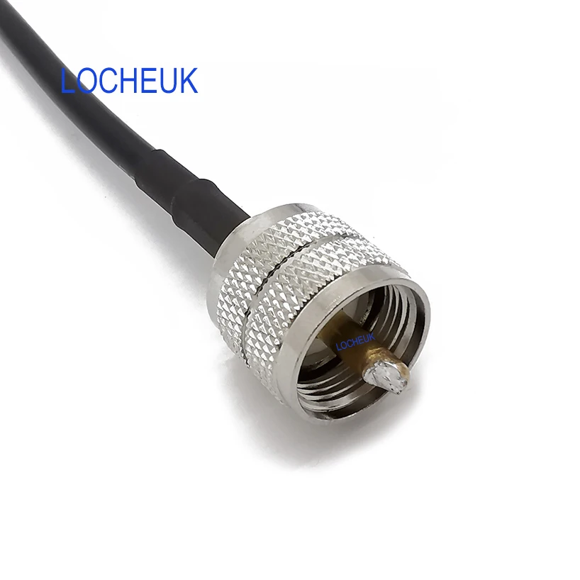 RF LMR195 Pigtail кабель с низкой потерей BNC штекер для УВЧ SO 239 коаксиальный антенный