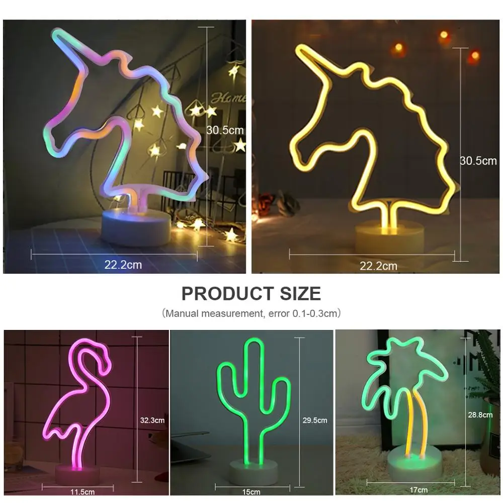 Ночник детский подарок светодиодный неоновый светильник украшение для спальни