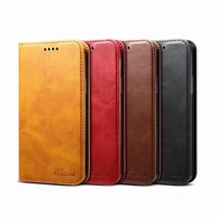yxayn classic style leather flip wallet case magnetic card holder phone cover for iphone x xs 8 7 plus 11 pro max 12 13 mini