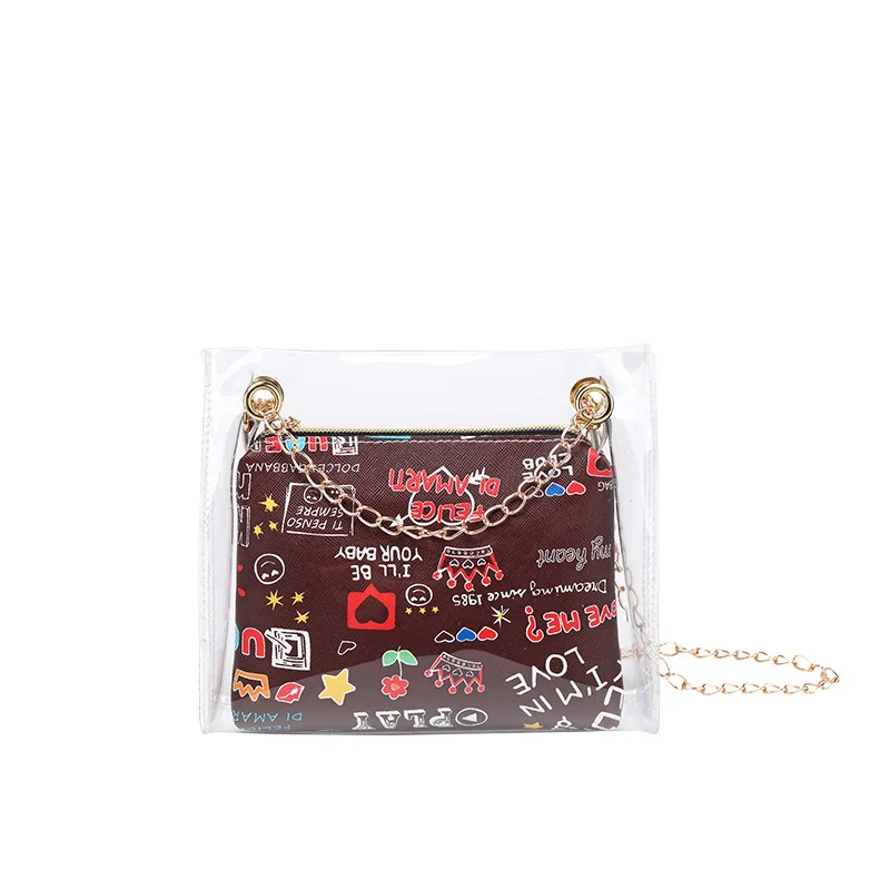 

Cute and Sweet Mother and Child Bag Fashion Word Flower Small Bag Chain Shoulder Bag Diagonal Bag Foreign Trade Wholesale