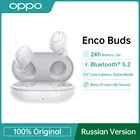 Наушники OPPO Enco Buds W12 с низкой задержкой, TWS, Bluetooth 5,2, IP54, влагозащищенные, шумоподавление, спортивные наушники для смартфонов