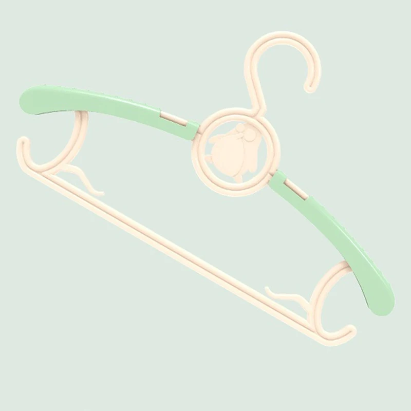 5pcs/set Durable Children Multifunction Coat Trousers Clothes Rack Plastic Candy Color Hanging Hanger For Kids | Мать и ребенок