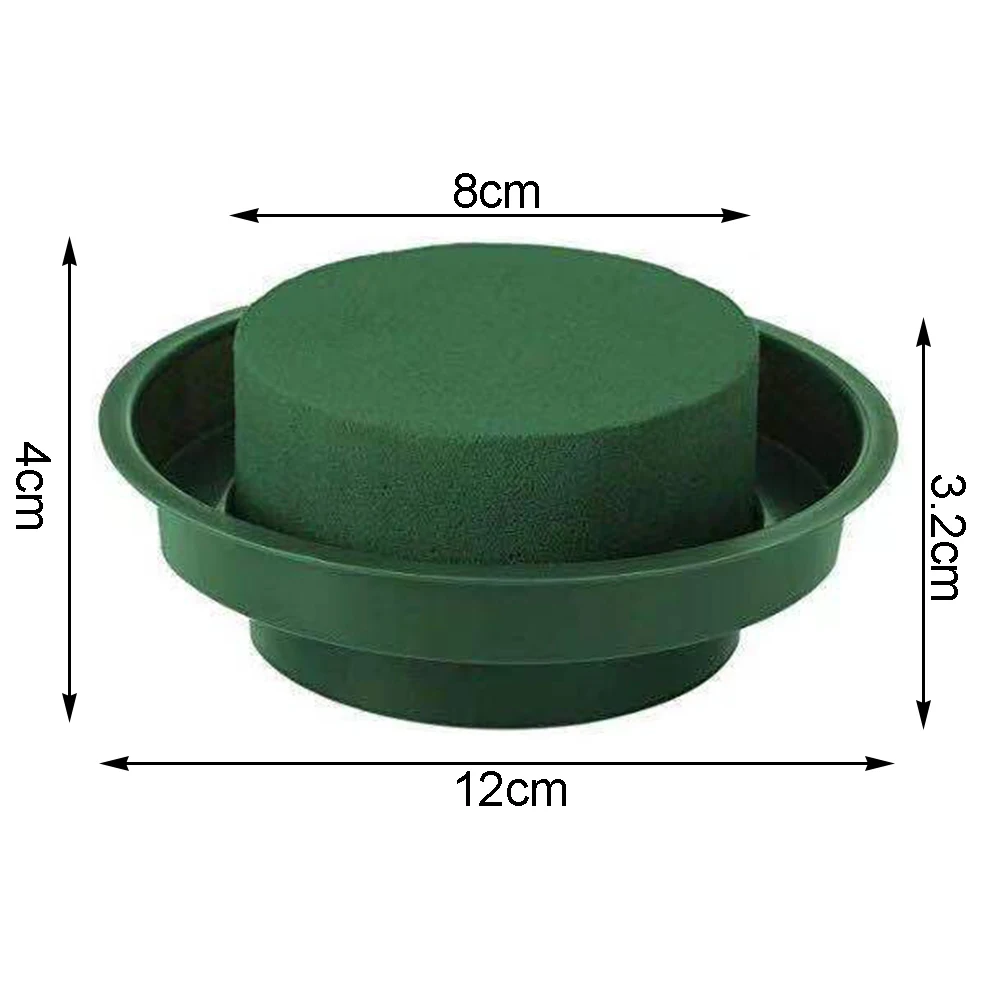 

6 Pcs Floral Foam Flower Brick Blocks Insert Dried Flower Mud Handle Bridal Floral Foam Wedding Car Decor For Wedding Flower